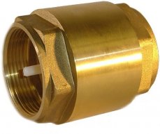 Brass non-return valve 1 "with spring